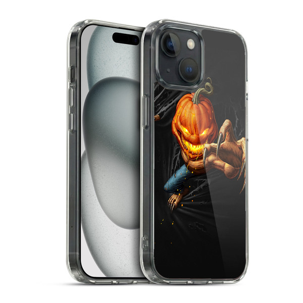 Christos Karapanos Horror 4 Pumpkin Soft Gel Case for Apple iPhone 15 & MagSafe