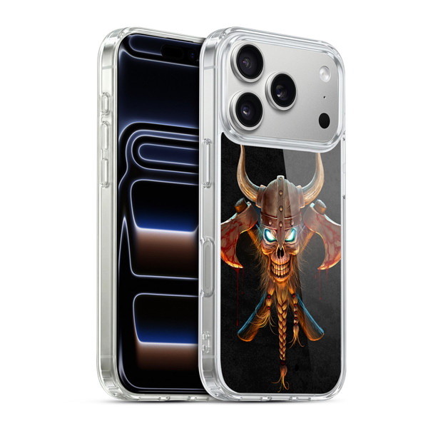 Christos Karapanos Horror 4 Viking Soft Gel Case for Apple iPhone 17 Pro