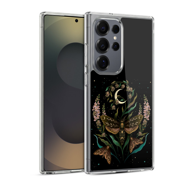 Episodic Drawing Illustration Animals Death Head Soft Gel Case for Samsung Galaxy S25 Ultra & MagSafe