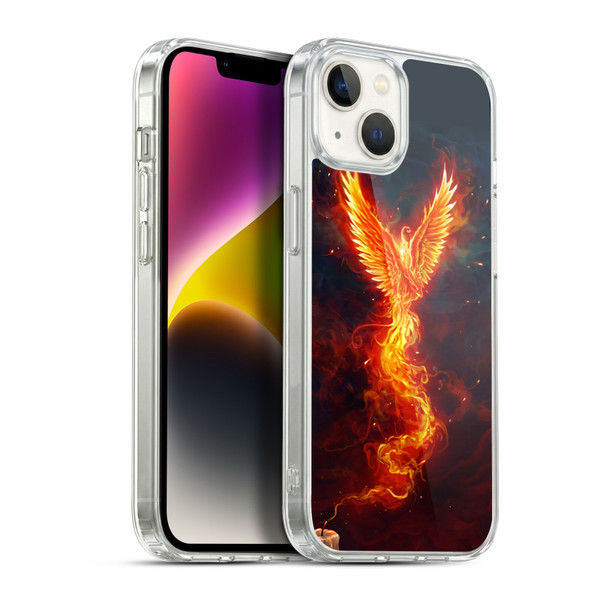 Christos Karapanos Phoenix 2 From The Last Spark Soft Gel Case for Apple iPhone 14 Plus & MagSafe