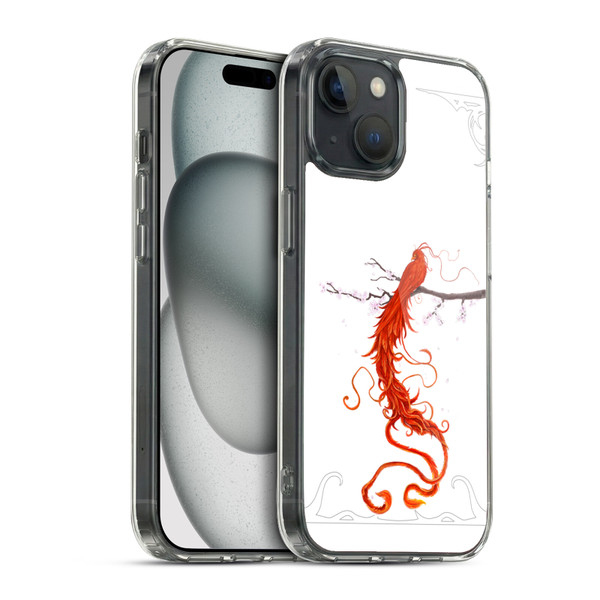 Christos Karapanos Phoenix 2 Bird Soft Gel Case for Apple iPhone 15 & MagSafe