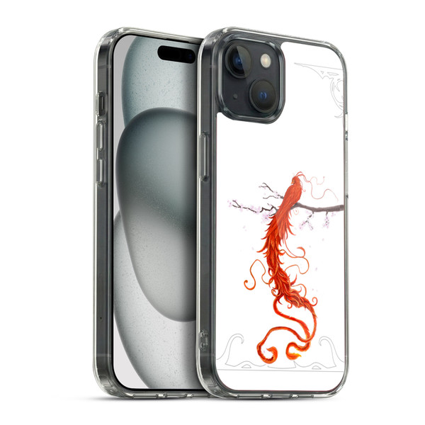 Christos Karapanos Phoenix 2 Bird Soft Gel Case for Apple iPhone 15 Plus & MagSafe