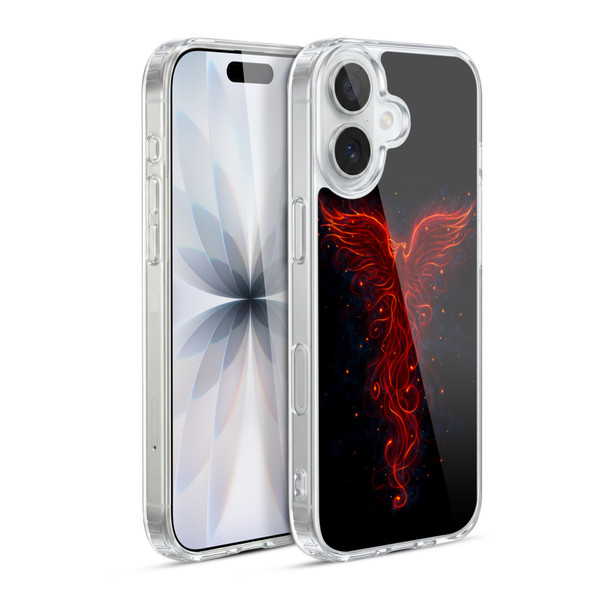 Christos Karapanos Phoenix 2 Red Soft Gel Case for Apple iPhone 17