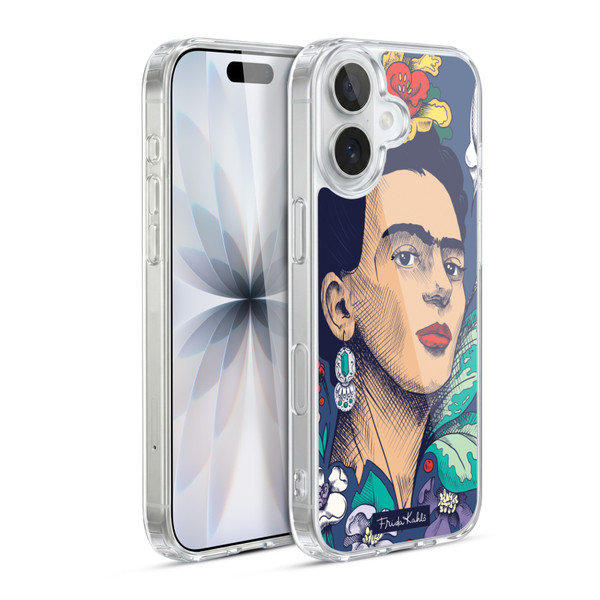 Frida Kahlo Sketch Flowers Soft Gel Case for Apple iPhone 17