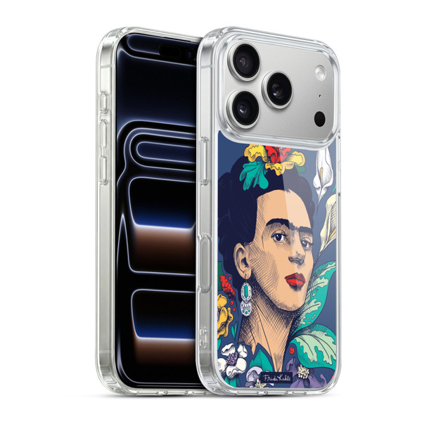 Frida Kahlo Sketch Flowers Soft Gel Case for Apple iPhone 17 Pro