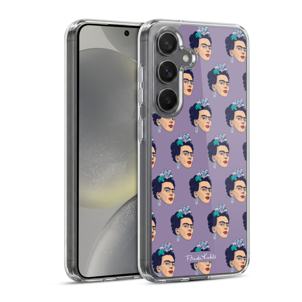 Frida Kahlo Sketch Pattern Soft Gel Case for Samsung Galaxy S24 5G & MagSafe
