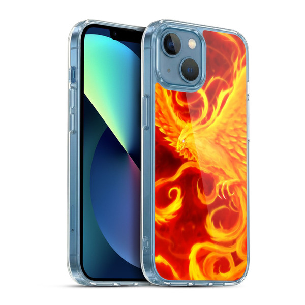 Christos Karapanos Phoenix 3 Resurgence Soft Gel Case for Apple iPhone 13 Mini & MagSafe