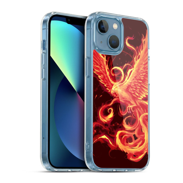 Christos Karapanos Phoenix 3 Resurgence 2 Soft Gel Case for Apple iPhone 13 Mini & MagSafe