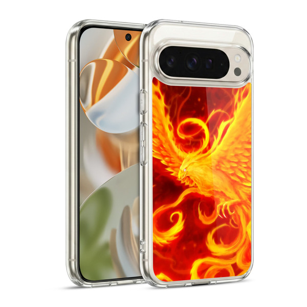 Christos Karapanos Phoenix 3 Resurgence Soft Gel Case for Google Pixel 9 / Pixel 9 Pro