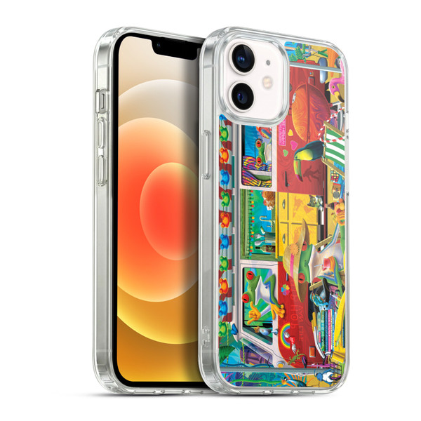 Michael David Ward Psychedelic Art Van Life Frog Soft Gel Case for Apple iPhone 12 / iPhone 12 Pro & MagSafe