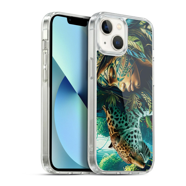 Michael David Ward Psychedelic Art Spirit Soft Gel Case for Apple iPhone 13