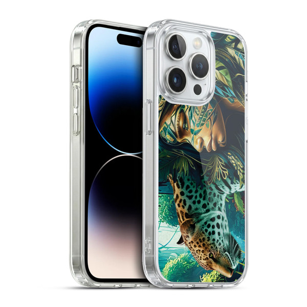 Michael David Ward Psychedelic Art Spirit Soft Gel Case for Apple iPhone 13 Pro & MagSafe