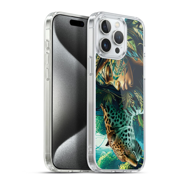 Michael David Ward Psychedelic Art Spirit Soft Gel Case for Apple iPhone 15 Pro Max & MagSafe