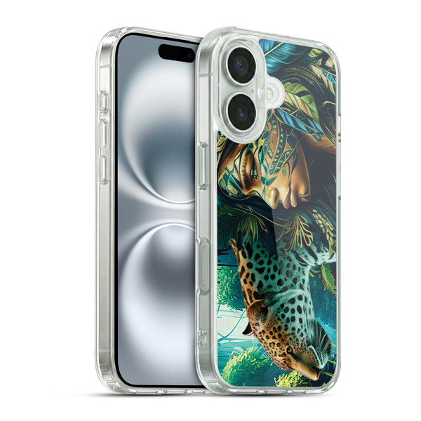 Michael David Ward Psychedelic Art Spirit Soft Gel Case for Apple iPhone 16 & MagSafe