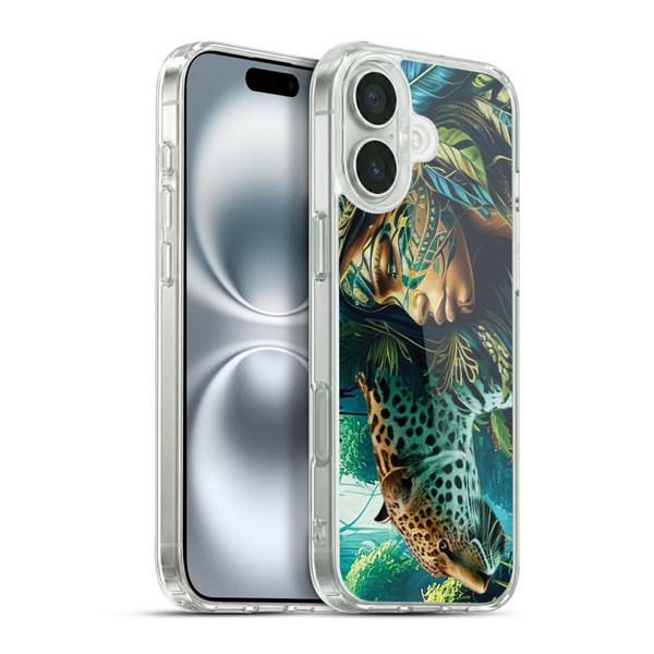 Michael David Ward Psychedelic Art Spirit Soft Gel Case for Apple iPhone 16 Plus & MagSafe