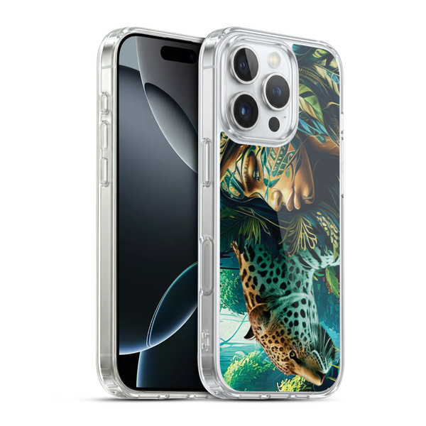 Michael David Ward Psychedelic Art Spirit Soft Gel Case for Apple iPhone 16 Pro & MagSafe