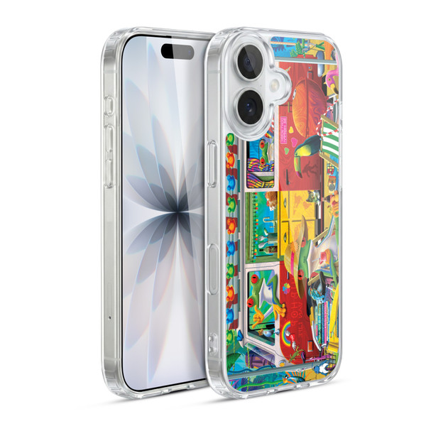 Michael David Ward Psychedelic Art Van Life Frog Soft Gel Case for Apple iPhone 17