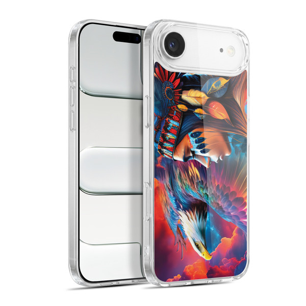 Michael David Ward Psychedelic Art Eagle Soft Gel Case for Apple iPhone 17 Air