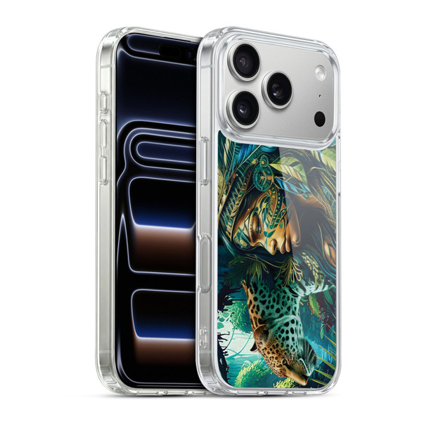 Michael David Ward Psychedelic Art Spirit Soft Gel Case for Apple iPhone 17 Pro