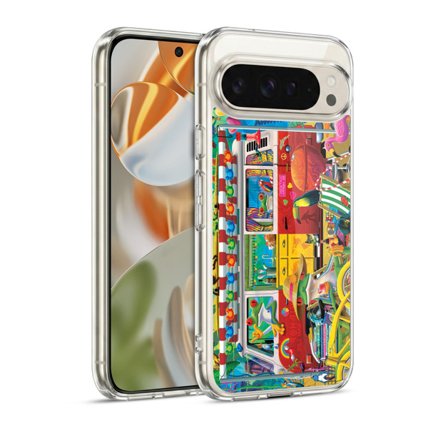 Michael David Ward Psychedelic Art Van Life Frog Soft Gel Case for Google Pixel 9 / Pixel 9 Pro