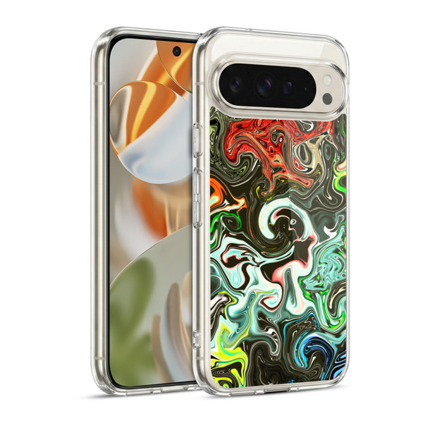 Haroulita Liquid Marble Abstract Soft Gel Case for Google Pixel 9 / Pixel 9 Pro