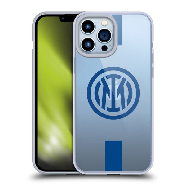 Fc Internazionale Milano Logo Stripes Soft Gel Case for Apple iPhone 13 Pro Max & MagSafe