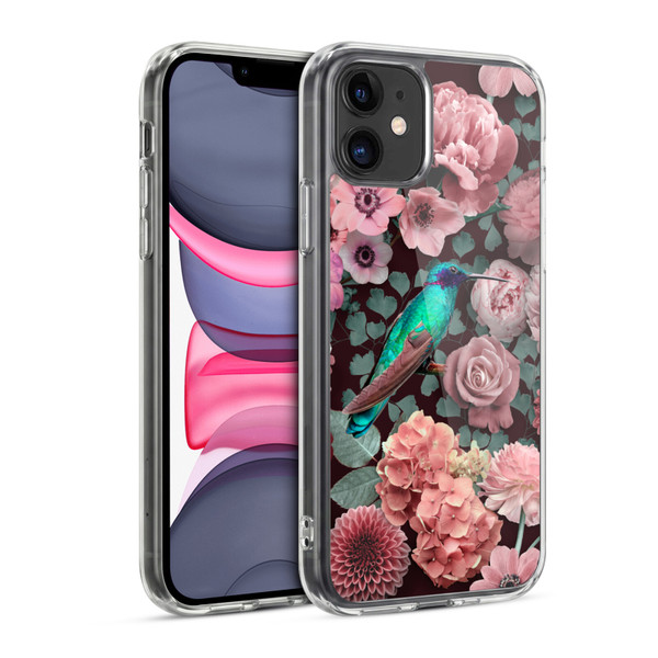 LebensArt Mix Art Hummingbird Romance Soft Gel Case for Apple iPhone 11