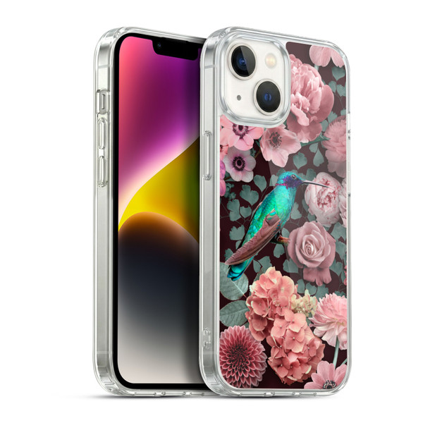 LebensArt Mix Art Hummingbird Romance Soft Gel Case for Apple iPhone 14