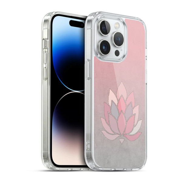 LebensArt Pastels Lotus Soft Gel Case for Apple iPhone 13 Pro & MagSafe