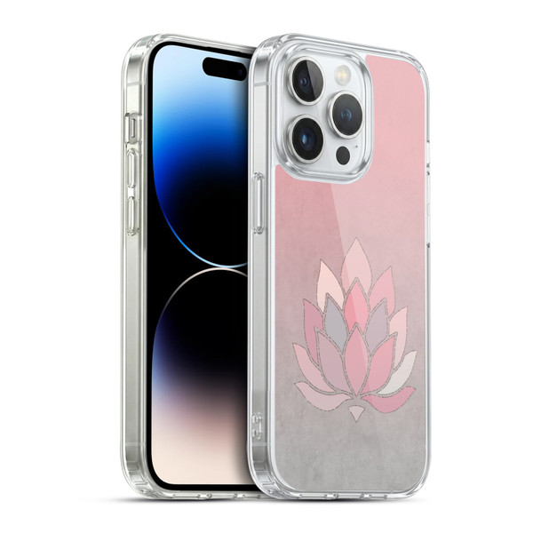 LebensArt Pastels Lotus Soft Gel Case for Apple iPhone 14 Pro & MagSafe