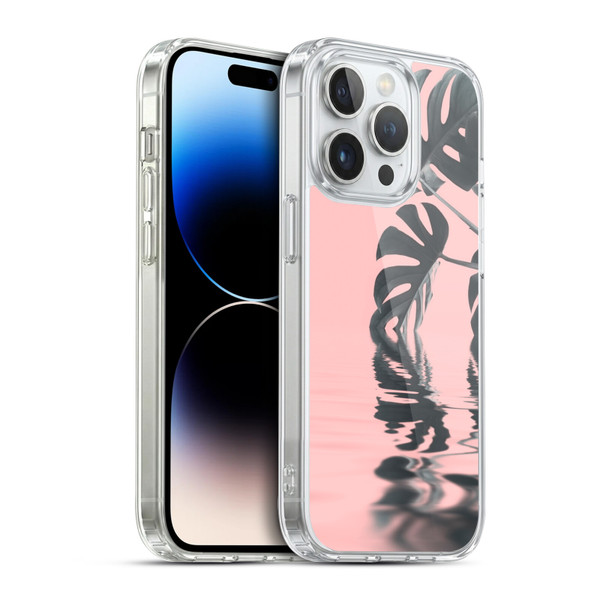 LebensArt Pastels Monstera Soft Gel Case for Apple iPhone 14 Pro & MagSafe