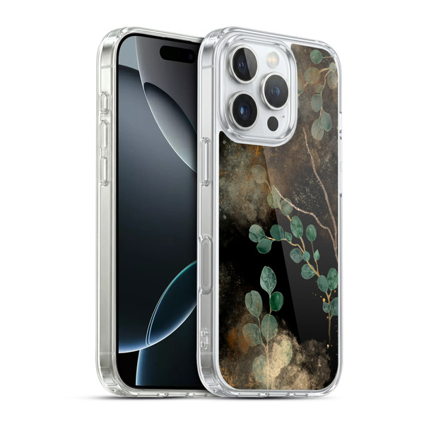 LebensArt Mix Art Eucalyptus Soft Gel Case for Apple iPhone 16 Pro & MagSafe