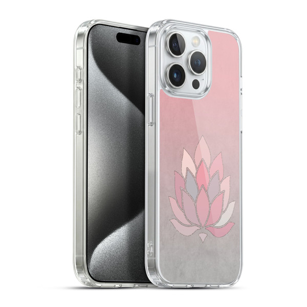 LebensArt Pastels Lotus Soft Gel Case for Apple iPhone 15 Pro Max & MagSafe