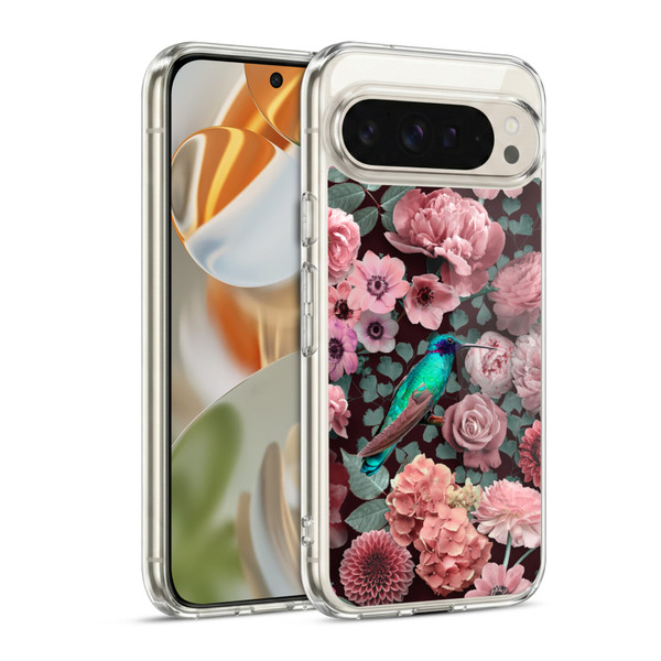 LebensArt Mix Art Hummingbird Romance Soft Gel Case for Google Pixel 9 / Pixel 9 Pro