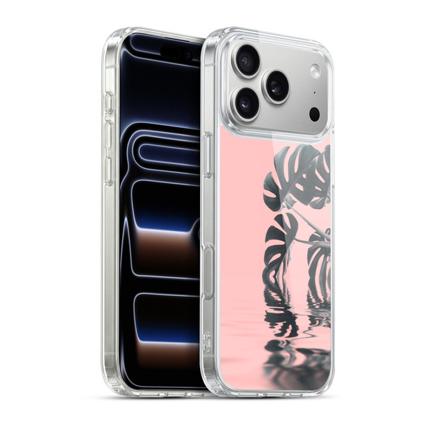 LebensArt Pastels Monstera Soft Gel Case for Apple iPhone 17 Pro Max
