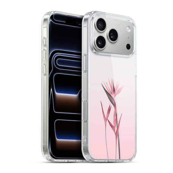 LebensArt Pastels Tropical Flower Soft Gel Case for Apple iPhone 17 Pro Max