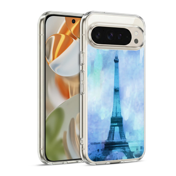 LebensArt Pastels Blue Soft Gel Case for Google Pixel 9 / Pixel 9 Pro
