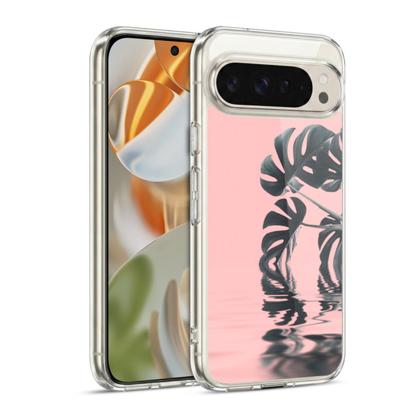 LebensArt Pastels Monstera Soft Gel Case for Google Pixel 9 / Pixel 9 Pro