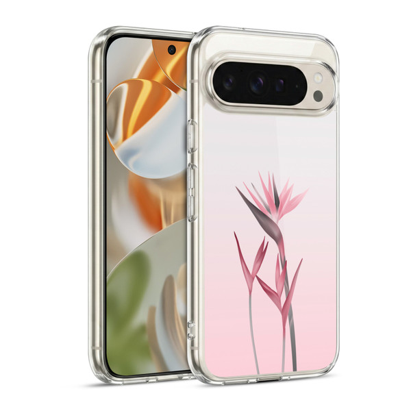 LebensArt Pastels Tropical Flower Soft Gel Case for Google Pixel 9 / Pixel 9 Pro