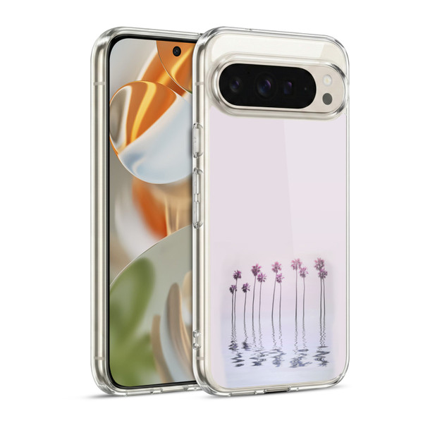 LebensArt Pastels Water Palm Trees Soft Gel Case for Google Pixel 9 / Pixel 9 Pro