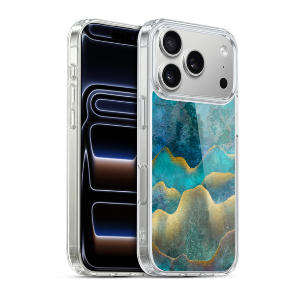 LebensArt Mineral Marble Wash Up Soft Gel Case for Apple iPhone 17 Pro