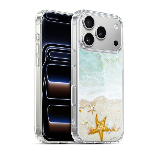 Lisa Sparling Birds And Nature Sandy Shore Soft Gel Case for Apple iPhone 17 Pro