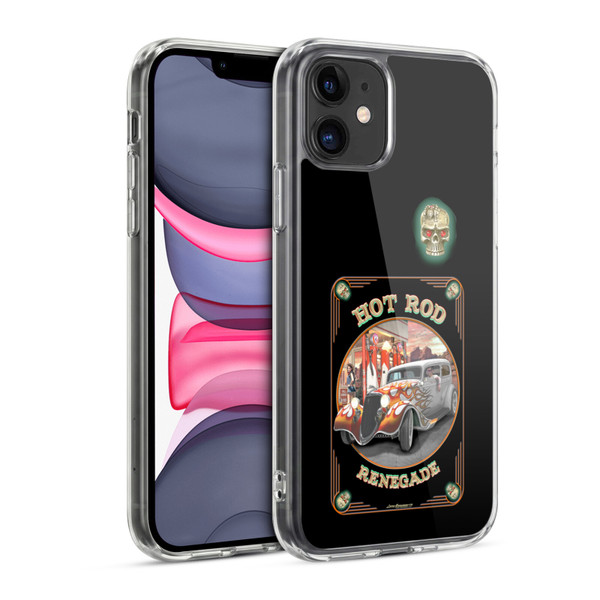 Larry Grossman Retro Collection Hot Rod Renegade Soft Gel Case for Apple iPhone 11