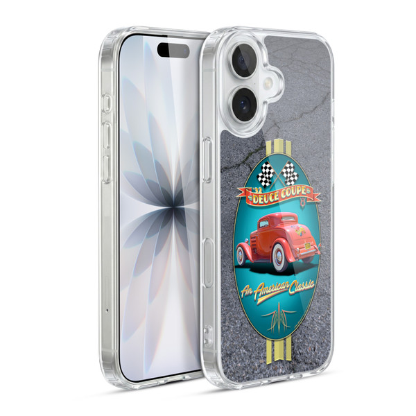 Larry Grossman Retro Collection Deuce Coupe Classic Soft Gel Case for Apple iPhone 17
