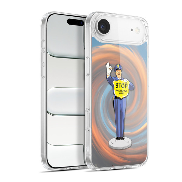 Larry Grossman Retro Collection Stop Pigging Out Soft Gel Case for Apple iPhone 17 Air