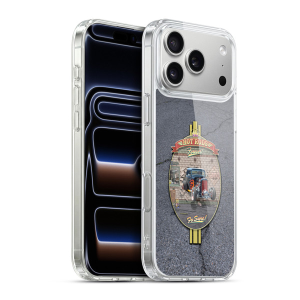 Larry Grossman Retro Collection Hot Rods Forever Soft Gel Case for Apple iPhone 17 Pro Max