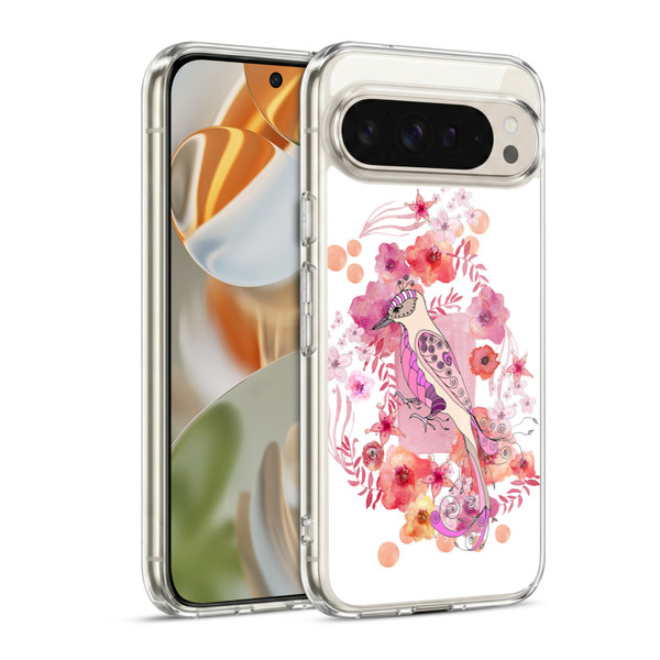 Monika Strigel Animals And Flowers Bird Soft Gel Case for Google Pixel 9 / Pixel 9 Pro