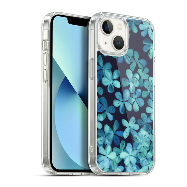 Micklyn Le Feuvre Florals 2 Hand Painted Floral Pattern Soft Gel Case for Apple iPhone 13