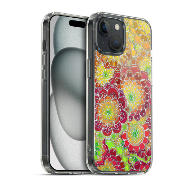Micklyn Le Feuvre Florals 2 Flying East Soft Gel Case for Apple iPhone 15 & MagSafe