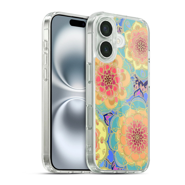 Micklyn Le Feuvre Florals 2 Obsession Soft Gel Case for Apple iPhone 16 & MagSafe